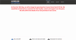Desktop Screenshot of londoncitygarages.com